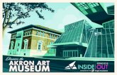 Inside|Out Akron, spring 2016 poster and map
