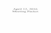April 12, 2016 CBGCD Meeting Packet