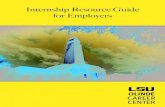 LSU Internship Resource Guide for Employers 2016