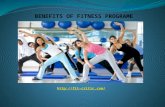 Benefits of fitness program