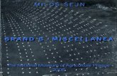 Milos Sejn: GRAND G / MISCELLANEA 2006