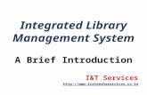 Koha ppt | Integrated Library Management System | I&T Services |irateeshaservices.co.in