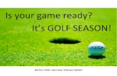 Golf Season Catalogue 2016