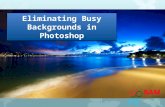 Eliminating busy backgrounds in photoshop clipping path services provider