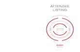 2016 Conference Attendee Listing