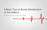 3 basic tips to boost metabolism in the elderly