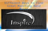 Different ways to find great marching band music