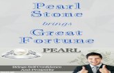 Pearl stone brings great fortune