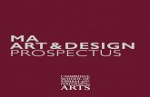 MA Art & Design Prospectus