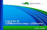 May 2016 Office Membership Roster