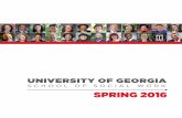 UGA School of Social Work Magazine - Spring 2016