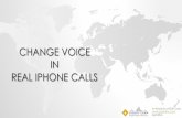 Change voice in real iphone calls