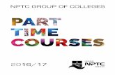 NPTC Group of Colleges Part-Time Prospectus 2016
