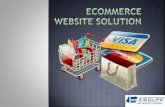 Ecommerce website solution