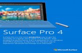 Surface Pro 4 Factsheet