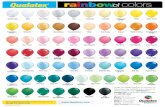 US Rainbow of Colors Chart - 2016