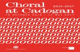 Choral at Cadogan 2016-17