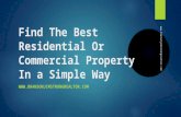 Find the best residential or commercial property in