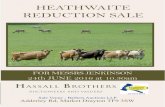 Heathwaite Reduction Sale Catalogue