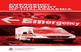 Emergency Management of Thalassaemia- English
