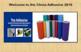 Welcome to the China Adhesive 2016