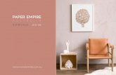 Paper Empire Aust. Spring 2016 catalogue