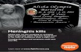 Meningitis kills student campaign poster 2016