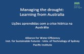 [Apresentação] Lições aprendidas com a crise hídrica na austrália, por Maria Cecila Wey de Brito