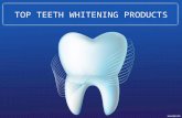 Top teeth whitening products