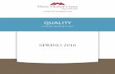 Maine Medical Center Detailed Quality Report - Spring 2016
