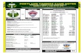 Game Notes | Colorado Rapids vs. Portland Timbers | July 4, 2016