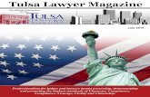 Tulsa Lawyer Magazine July 2016