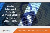 World Managed Security Services - Market Opportunities and Forecasts, 2014 - 2020