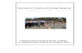 Department of Irrigation and Drainage Engineering
