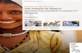 the power of parity: advancing women's equality in india