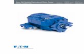 Eaton PVH Variable Displacement Piston Pumps Vickers Product Line