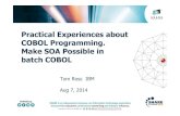 Practical Experiences about COBOL Programming. Make SOA ...