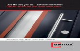 Live the way you are – naturally individual: UNILUX aluminium clad ...