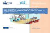 implementation of eac sps measures and procedures vol iii workshop