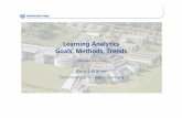 Learning Analytics Goals, Methods, Trends