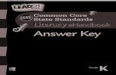 Common Core State Standards Literacy eHandbook Answer Key