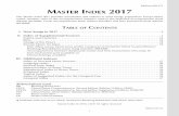 master index 2016