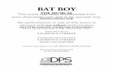 bat boy: the musical—perusal score