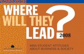 MBA STUDENT ATTITUDES ABOUT BUSINESS & SOCIETY (26 ...