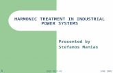 HARMONIC TREATMENT IN INDUSTRIAL POWER SYSTEMS