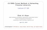 Lecture 17-18: Network Configuration Verification and Analysis ...