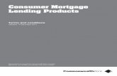Consumer Mortgage Lending Products