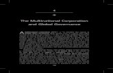 The Multinational Corporation And Global Governance