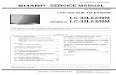 SERVICE MANUAL LC-32LE240M LC-32LE340M