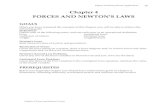 Chapter 4 FORCES AND NEWTON'S LAWS